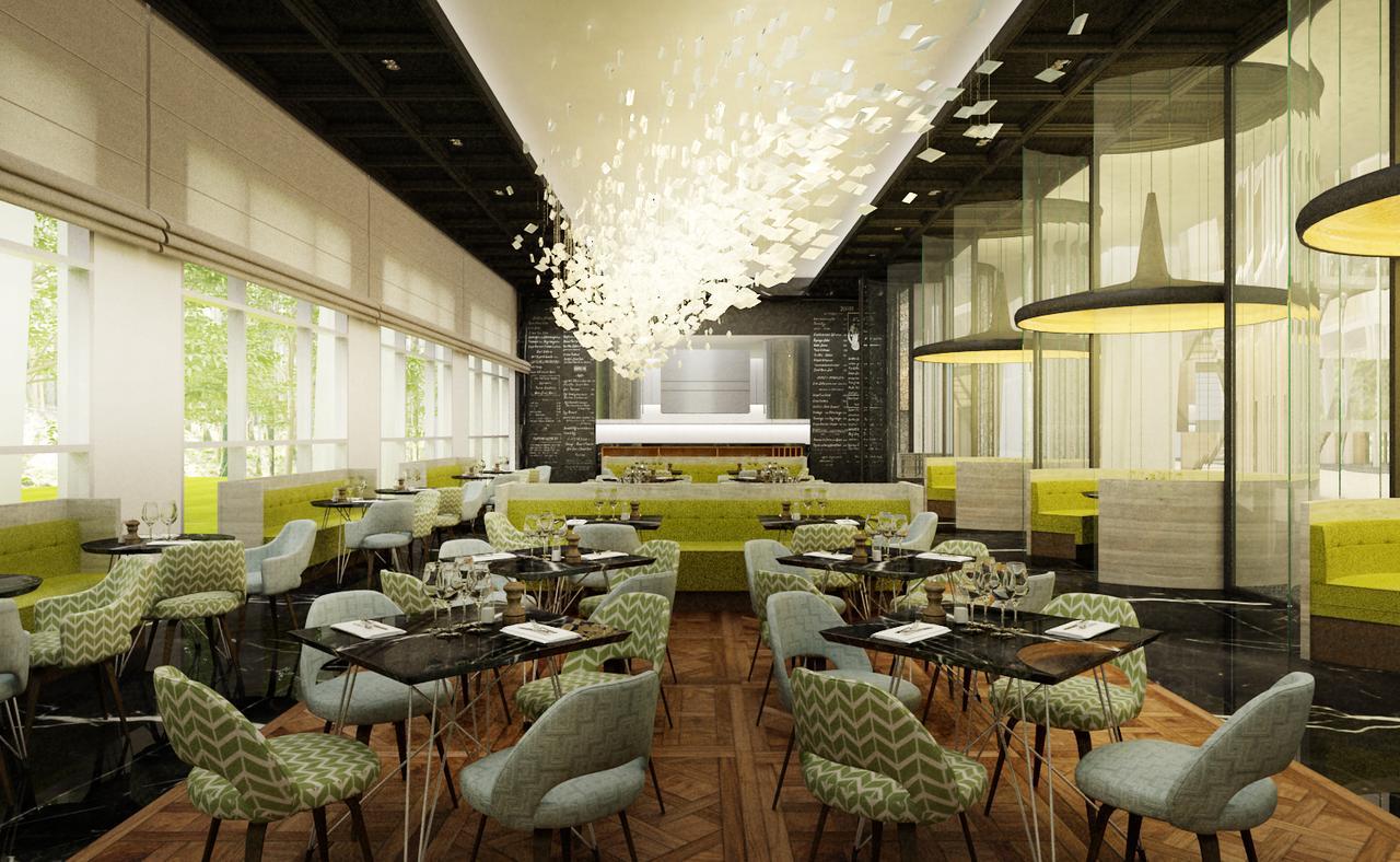 فندق موفينبيك آند كونفينشن سنتر كيه إل آي إيه سيبانغ المظهر الخارجي الصورة Interior of the restaurant