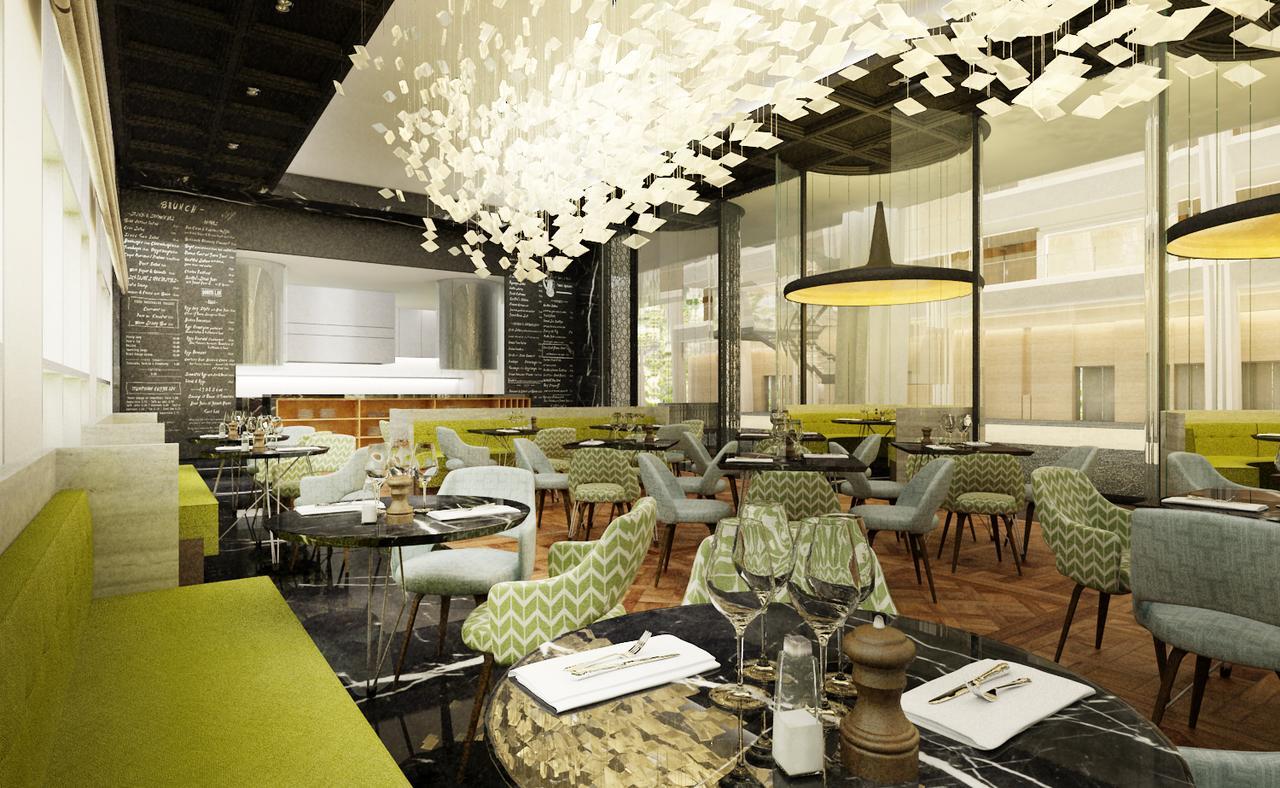 فندق موفينبيك آند كونفينشن سنتر كيه إل آي إيه سيبانغ المظهر الخارجي الصورة Interior of the restaurant